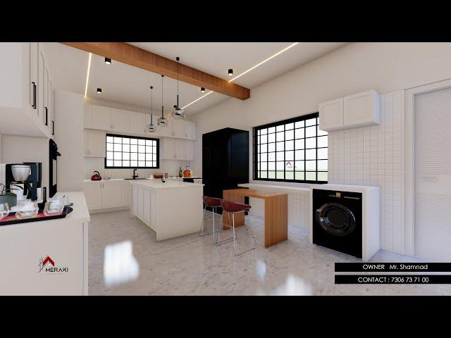 Home interior….Living room .modular kitchen..meraki interior….