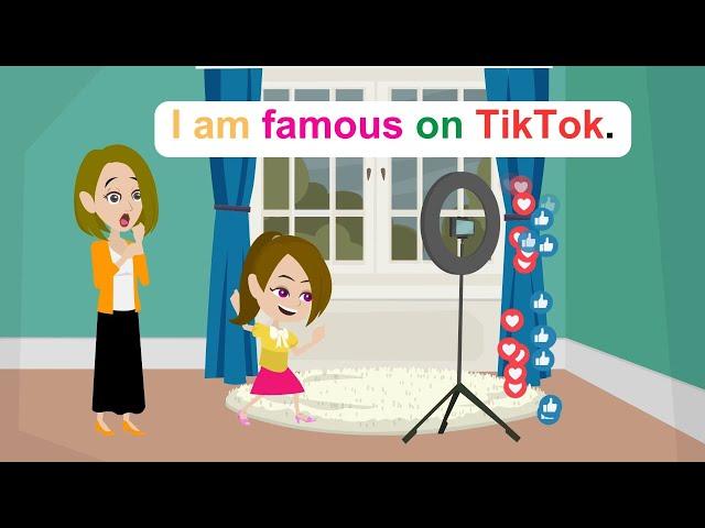 Ella is a TikToker? - Comedy Animated Story - Ella English