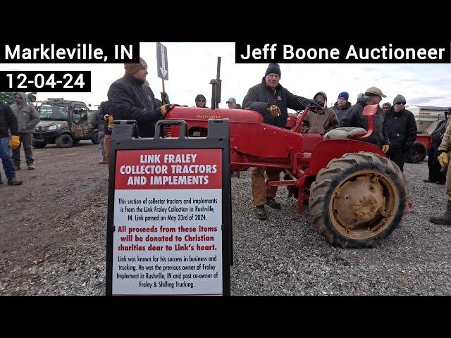 Results - Link Fraley Antique Tractor Collection MH | MF | Ferguson | Farmall - Auction 12-04-24