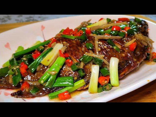 Easy Chinese food with fragrant tilapia, delicious, cook by yourself, affordable price #fish menu