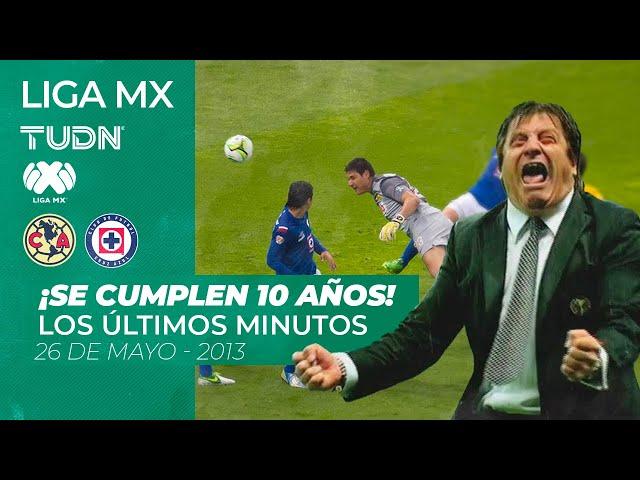 ¡INOLVIDABLE! Hace DIEZ AÑOS AMÉRICA fue CAMPEÓN ante CRUZ AZUL en una FINAL DE PELÍCULA | TUDN