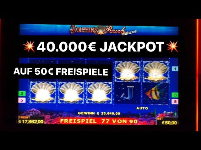 40 000€ MEGA JACKPOTAuf 50€ FREISPIELE Dolphins Pearl Novoline zocken Casino Spielothek Book of Ra