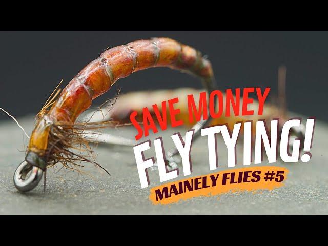 How to Save Money Fly Tying - Swaping materials - and more! Mainely Flies Pod Cast #5