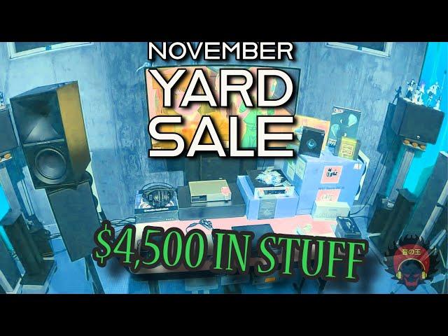 YARD SALES RETURN!! \\ November 2023