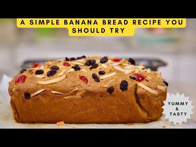 A Simple Banana Bread Recipe You Should Try - Zeelicious Foods