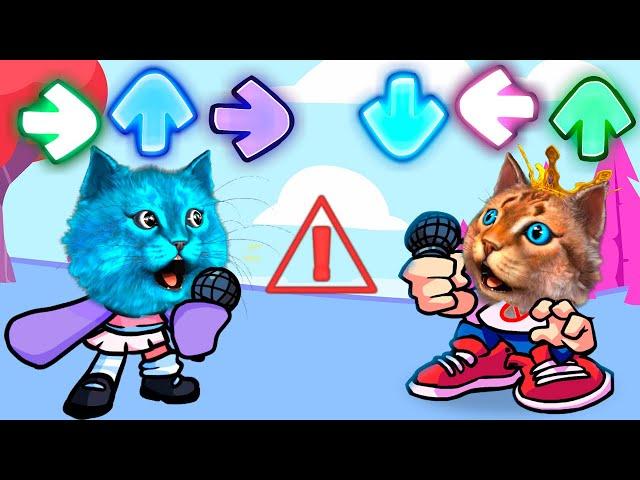 МУЗЫКАЛЬНЫЙ БАТЛ КОТОВ во Friday Night Funkin' ROBLOX ВЕСЁЛЫЙ КОТ ПРОТИВ КОТЁНОК ЛАЙК