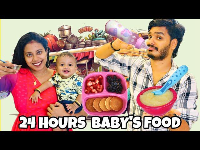 24 HOURS ONLY EATING BABY FOOD CHALLENGE