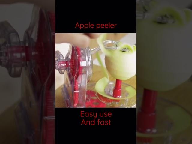 Apple peeler- Ever needed to peel an apple quickly in a hurry? This will solve your problems.