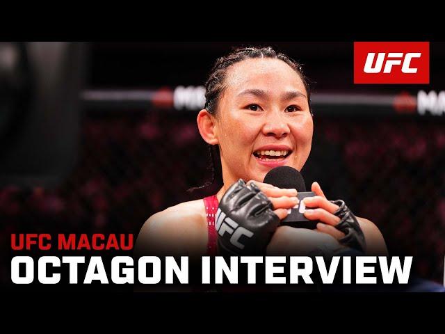 Yan Xiaonan Octagon Interview | UFC Macau