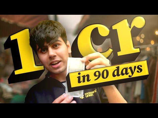 1 Cr+ in 90 Days | Undergraduate Programme Dropshipping Challenge at Masters' Union