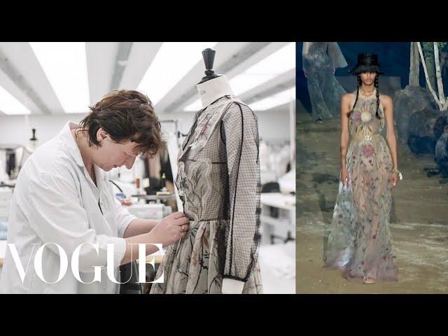 How a Dior Dress Is Made, From Sketches to the Runway | Sketch to Dress | Vogue