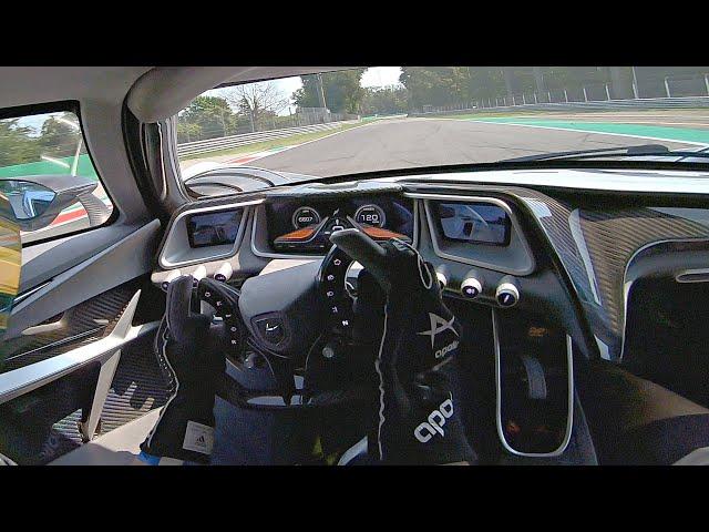 What It's Like to Drive an Apollo IE Hypercar on track | POV OnBaord at Monza | *LOUD V12 Sounds*