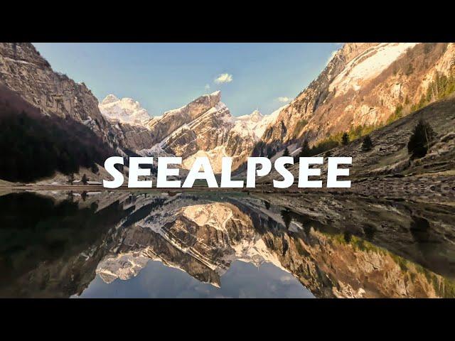 Popular walk from car park to stunning lake - SEEALPSEE, Switzerland!