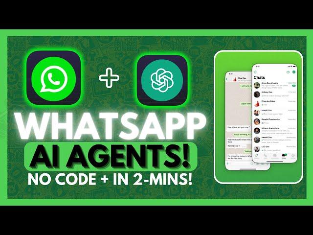 How To Build a WhatsApp Chatbot in 2 Minutes With No-Code!