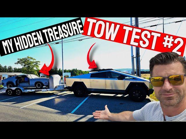 I had a Rare Muscle Car Hidden in my Garage for years and tried to tow it with my Cyber Truck