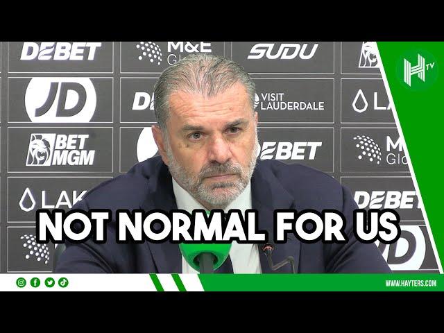 We don't NORMALLY make those MISTAKES! | Ange Postecoglou | Wolves 4-2 Spurs