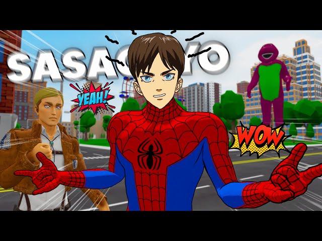 Eren Becomes Spider-Man! (aot vr)