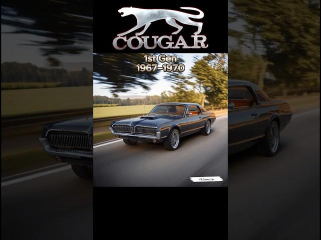 Mercury Cougar Evolution (1967-2002)