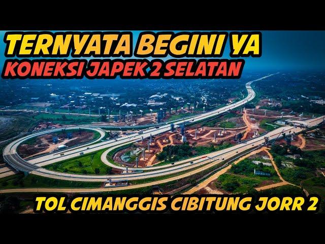 Pertemuan Jalan Tol Cimanggis Cibitung dengan Tol Jakarta Cikampek 2 Selatan