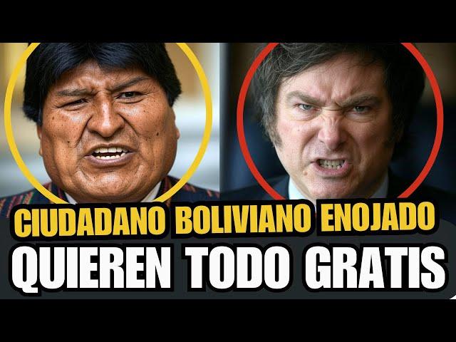 CIUDADANO BOLIVIANO ENOJADOPOR QUE LA ARGENTINA EMPEZO A COBRARLES A LOS EXTRANJEROS LA SALUD