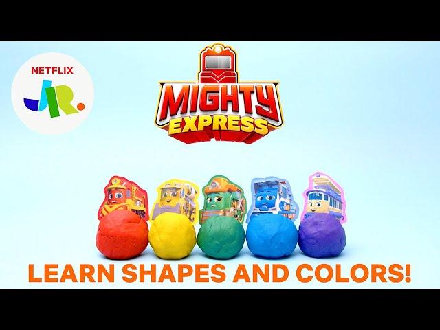 Learn Shapes & Colors w/ Mighty Express Clay  Netflix Jr