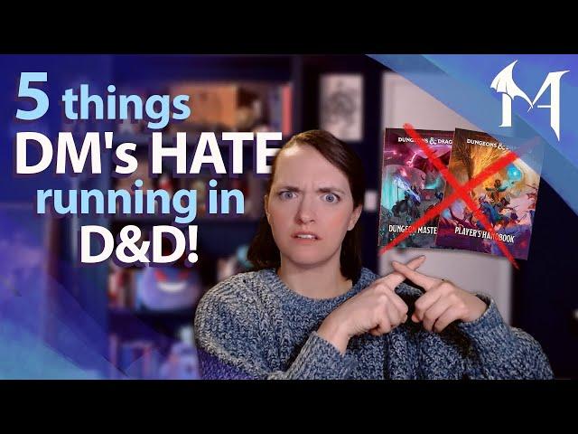 5 Things DMs Hate Running in D&D