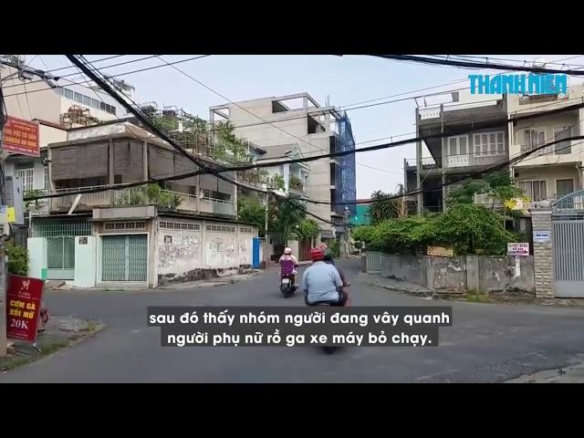 베트남 남부 호치민 오토바이 소매치기 모습