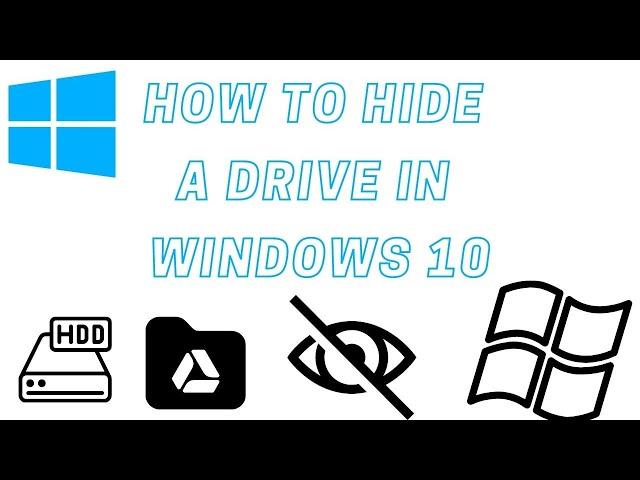 hide drive in windows! how to hide drive