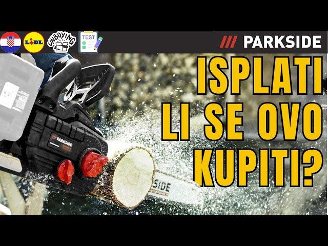 AKUMULATORSKA MOTORNA PILA Parkside Performance PPKSA 40-li B2 HRVATSKA HRVATSKI LIDL