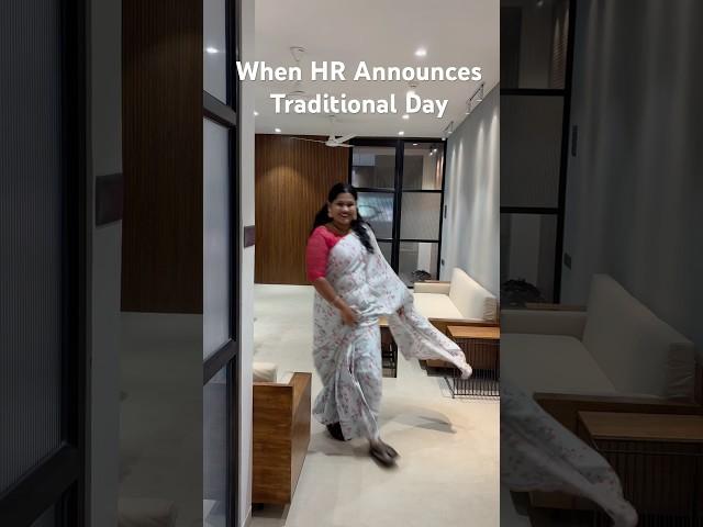 Tag the person who’s like this in every office . #officelife #traditionalwear #viralshorts #viral