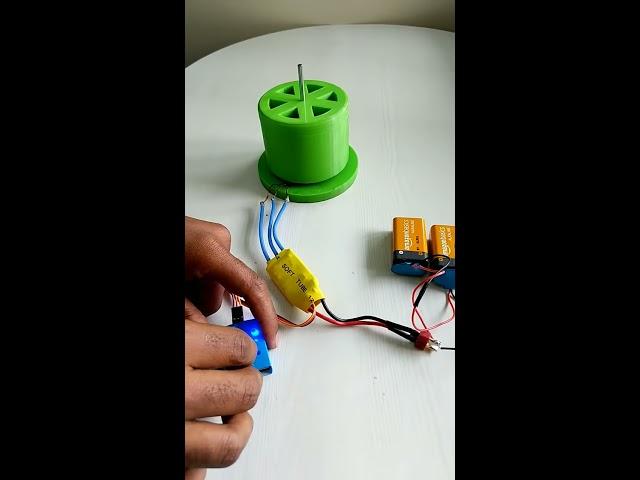 3D printed BLDC motor :) #shorts