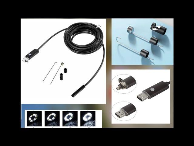 USB CAMERA MINI FOR CAR ENDOSCOPY UNBOXING & TESTING BY GURINDER SINGH