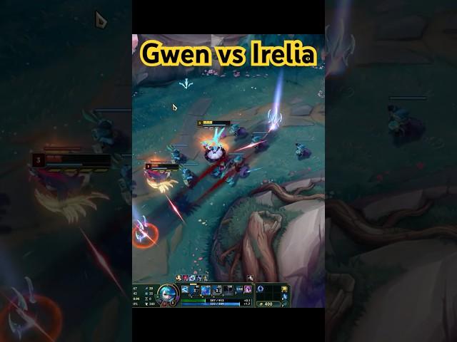 Gwen vs Irelia#lol #riot #lolshorts #riotgames #gaming #1v1 #gwen #irelia #toplane #shorts #lofi