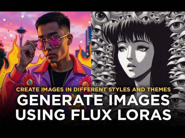 Generate Images Using Flux Loras - Create Images In Different Styles And Themes