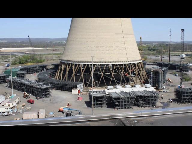 Evaptech cooling tower time lapse