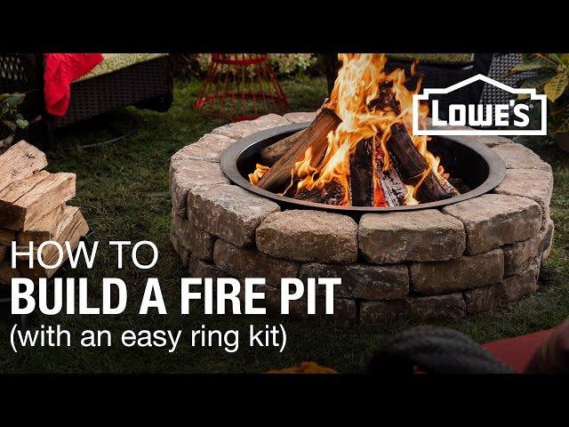 How To Build a Fire Pit (w/a Ring Kit)