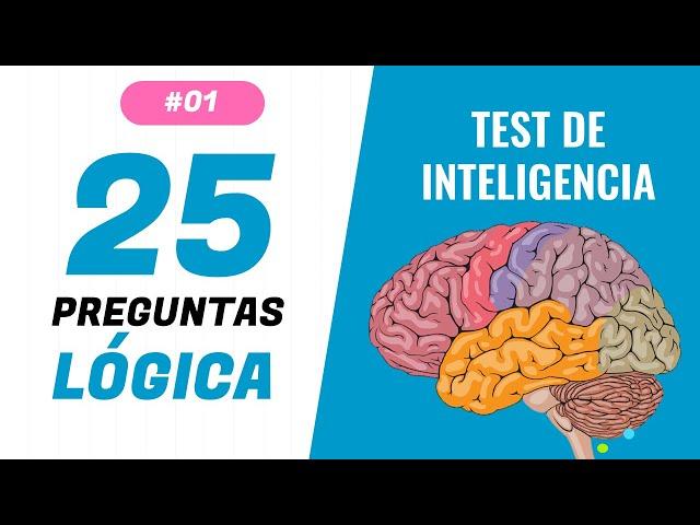 25 preguntas de lógica  Test de inteligencia  Nivel I  Trivia