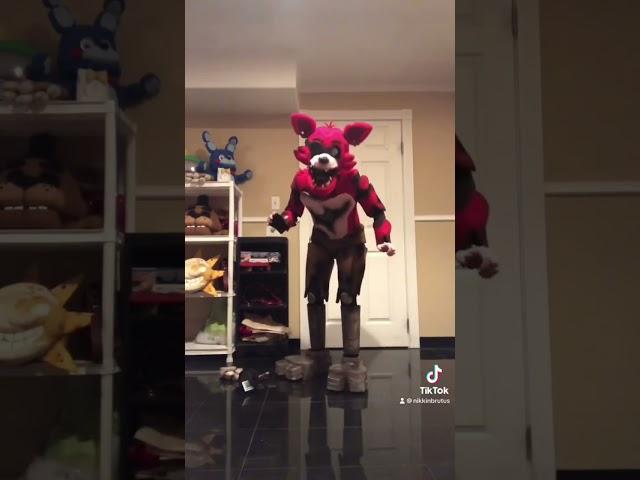 Foxy cosplay suit up!‍️ #fnafcosplay #fnaf #fnaffoxy #foxycosplay