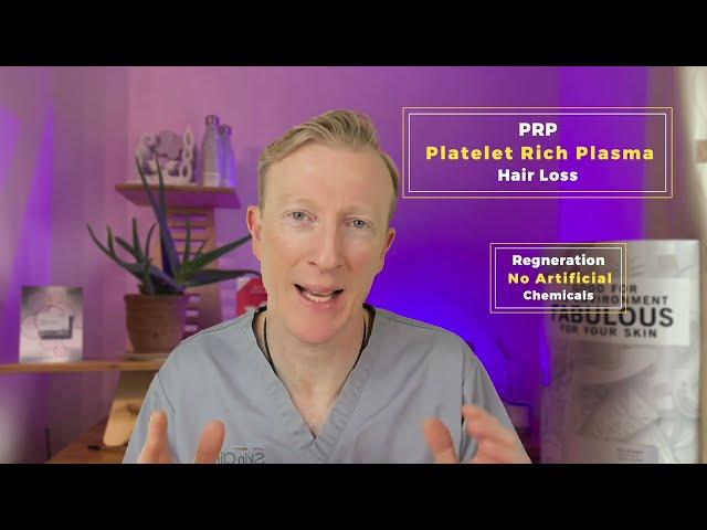 Platelet Rich Plasma (PRP treatment) to improve hair health and thinning