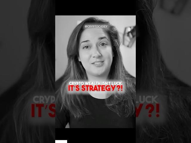 Crypto Wealth Isn’t Luck It’s Strategy!   more