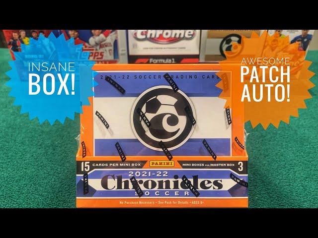 Two Huge Autos! ️ 2021-22 Chronicles Soccer Hobby Box Opening