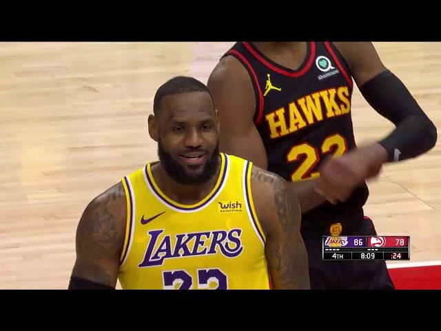 Refs Stop the Lakers-Hawks Game After Fan Heckles LeBron