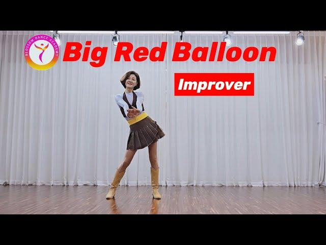 Big Red Balloon-Line dance/Improver/Rachael McEnaney (USA)