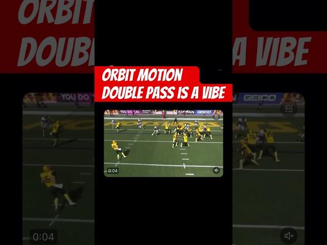 Orbit motion Double pass is a vibe