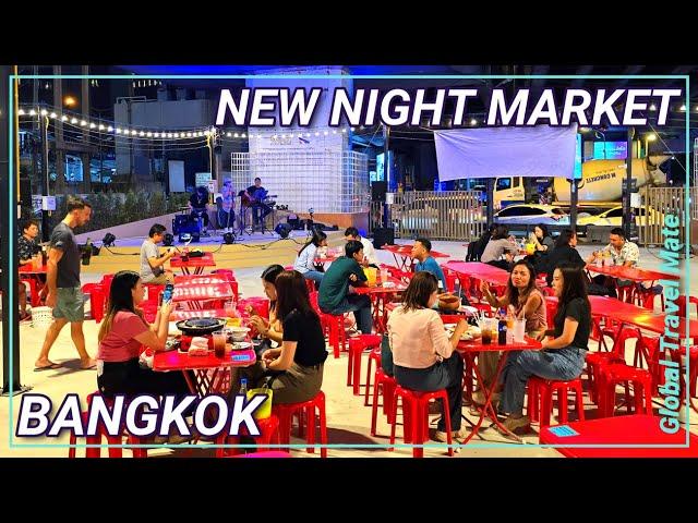 Central Bangkok NEW Night Market  Thailand