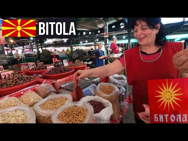 Underrated MACEDONIA | BITOLA Bazaar & Typical Balkan Market 