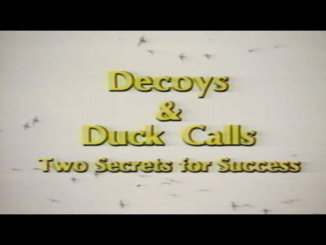 DECOYS & DUCK CALLS (1986) — Sportsman's Workshop Video Library [VHS Rip / VHS Digitization] Hunting