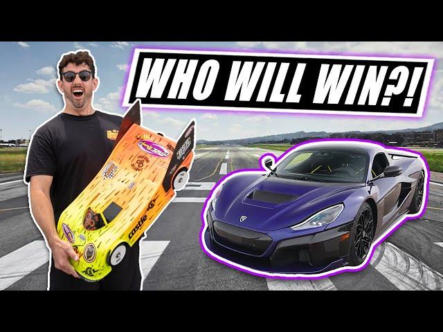 World’s Fastest CAR vs. World’s Fastest RC!