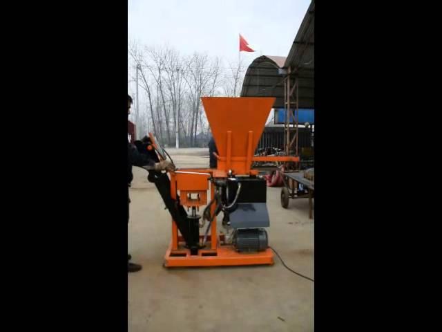WT1-25 interlocking brick machine