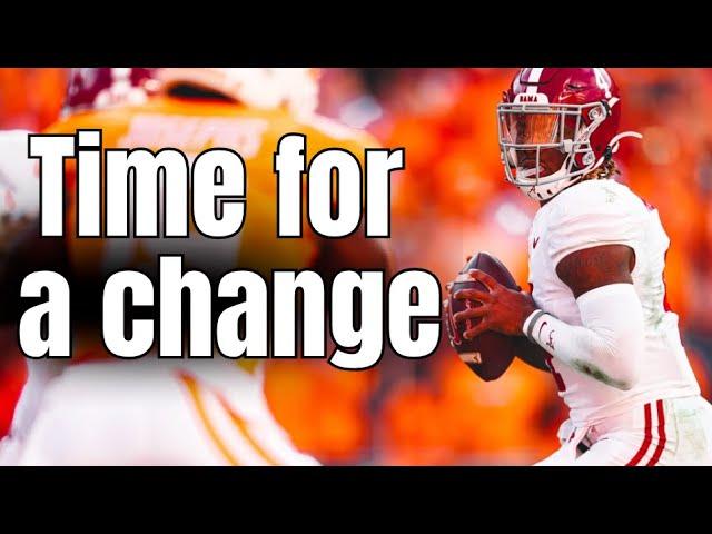 Alabama Football Report: Time for a change at the quarterback position